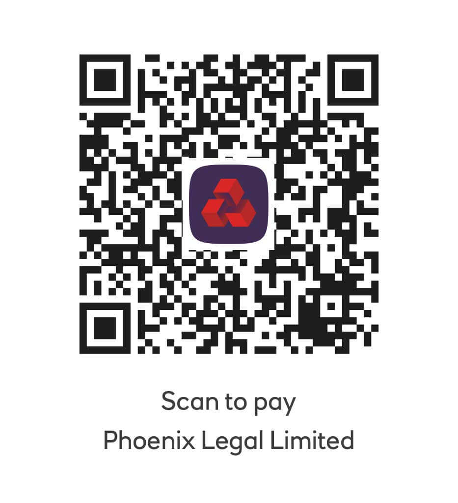 Scan to Pay Phoenix Legal Solicitors